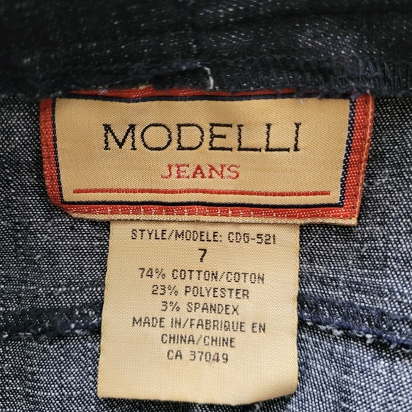 Modelli Dark blue denim skirt, Size 7 - Picture 6 of 9